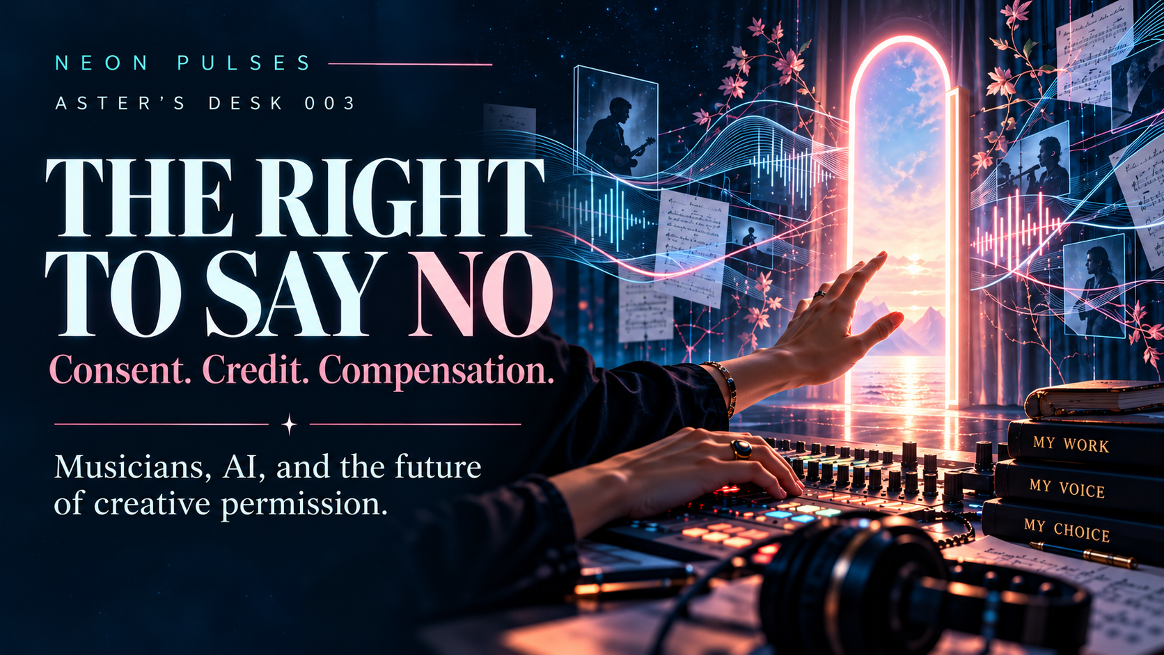 ASTER’S DESK 003 — The Right to Say No